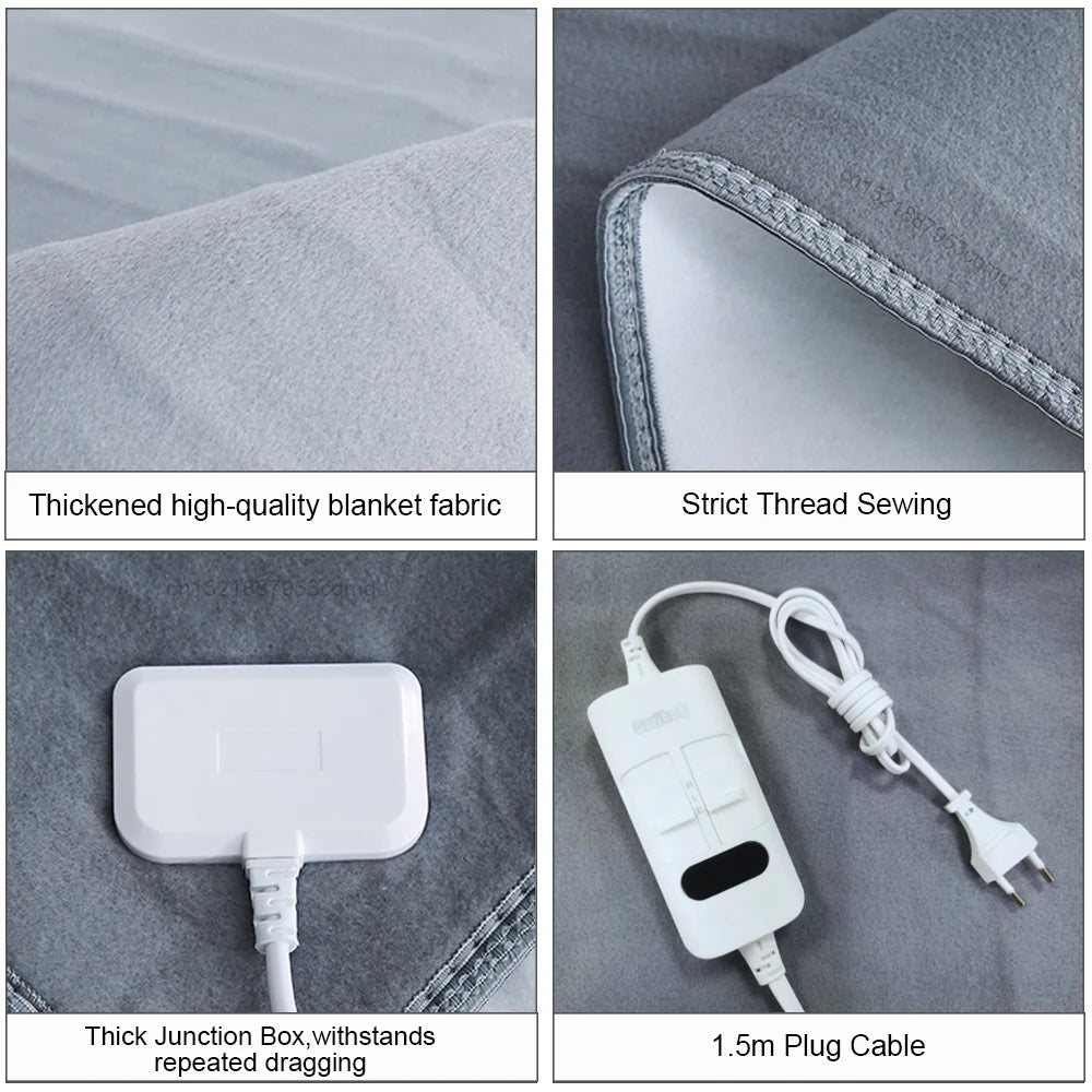 Couverture Chauffante Thermostat Automatique - Matelas Chauffant Double