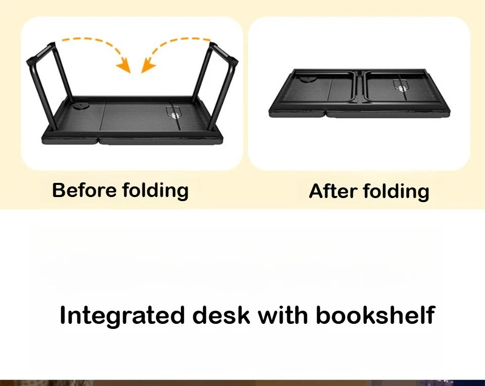 Table Élévatrice Ordinateur Pliante - Bureau Réglable Portable & Ergonomique