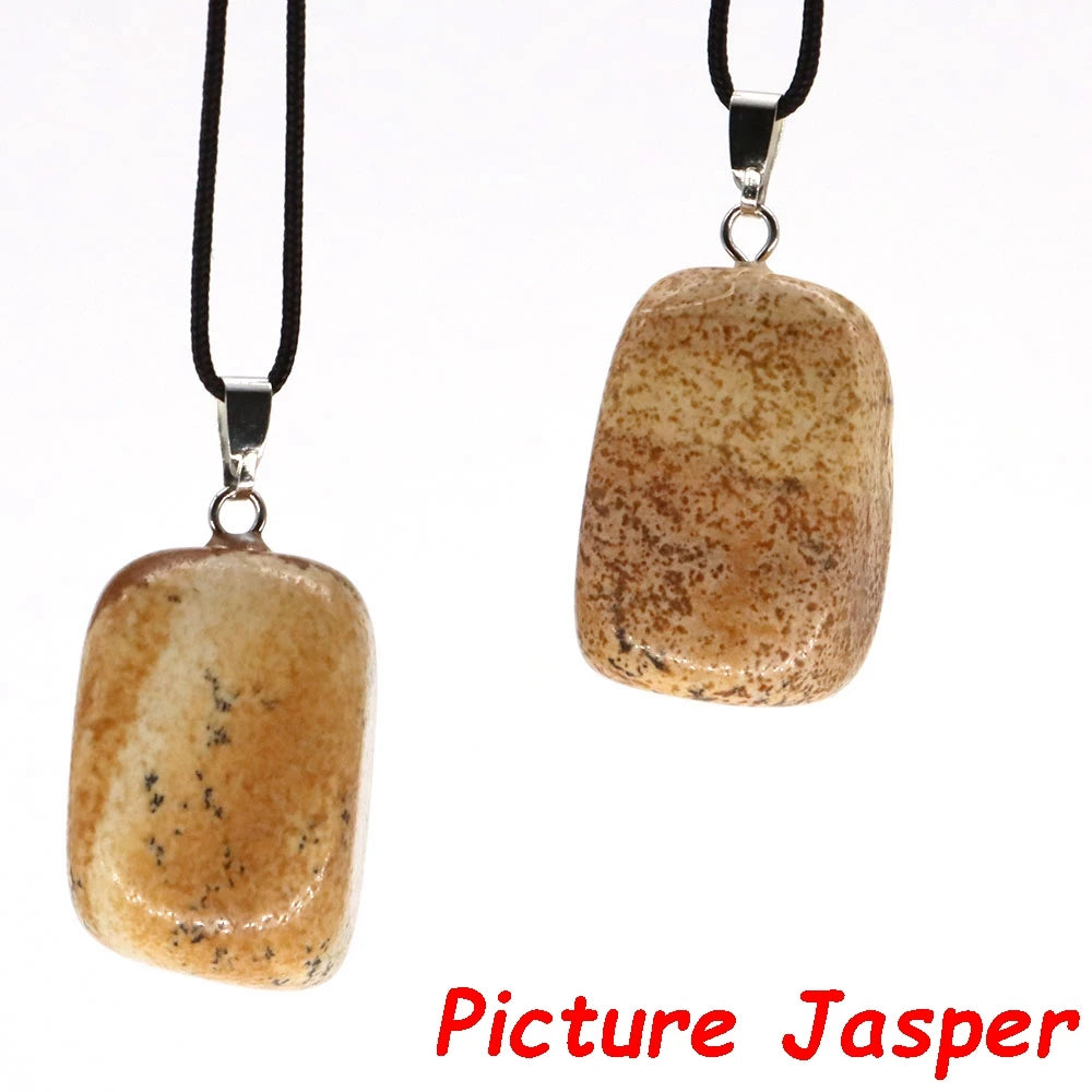 Pendentif Pierre Naturelle Reiki 30mm - Quartz Rose Aventurine