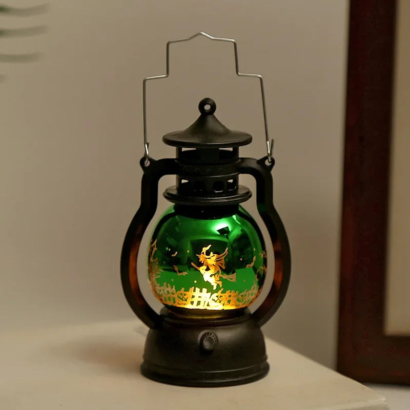Lanterne LED Halloween - Citrouille & Fantôme Déco