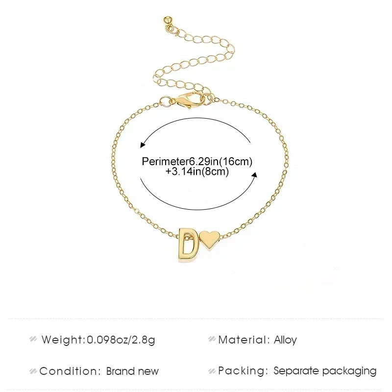 Bracelet Personnalisable A-Z - Bijou Sur Mesure Unique