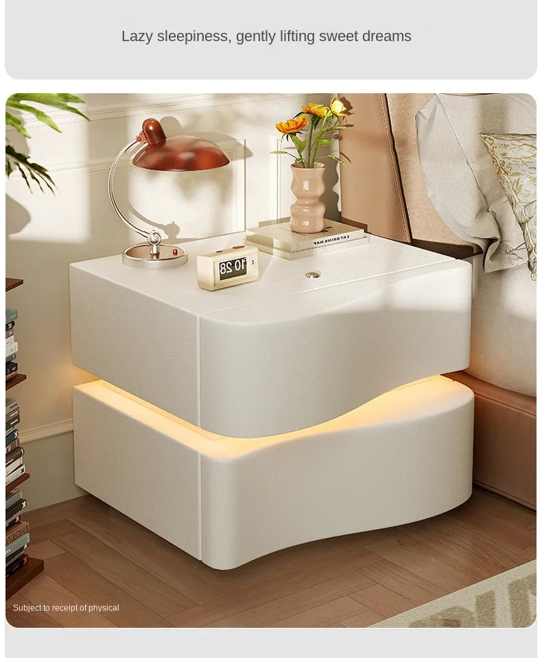 Petite Armoire Rangement Ultra Étroite - Table Chevet Moderne & Créative