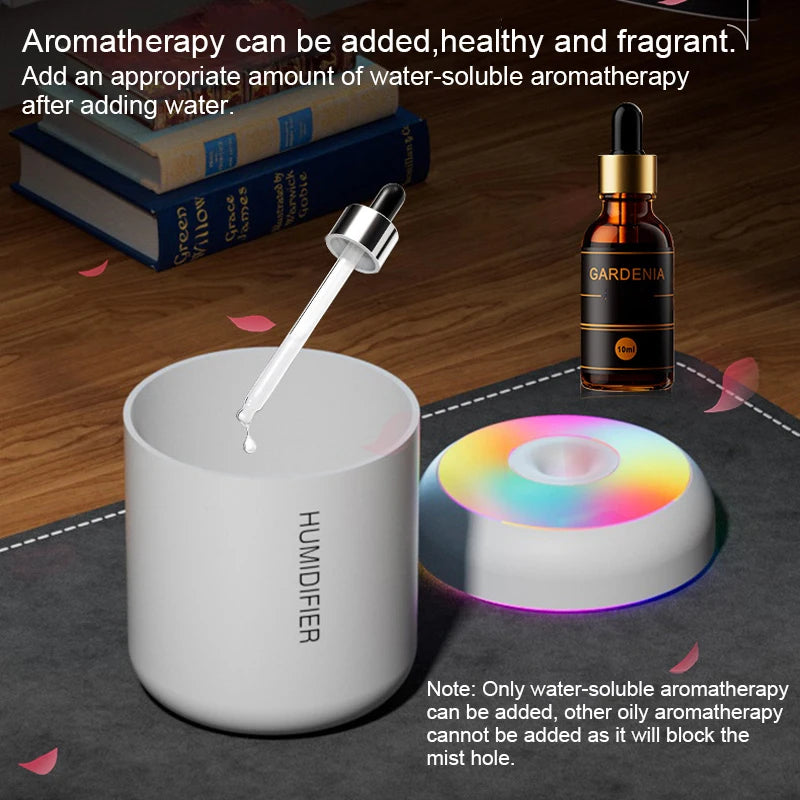 Mini Humidificateur USB 180ml - Votre Compagnon Magique Portable