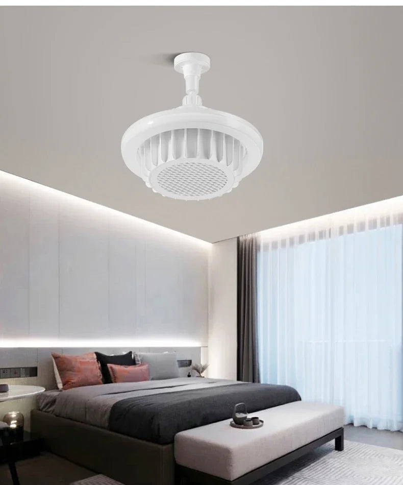 Lampe Chauffante Ventilateur 3-en-1 - Télécommande Incluse
