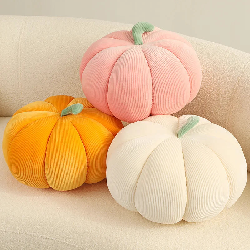 Peluche Citrouille Halloween Kawaii - Oreiller Décoratif