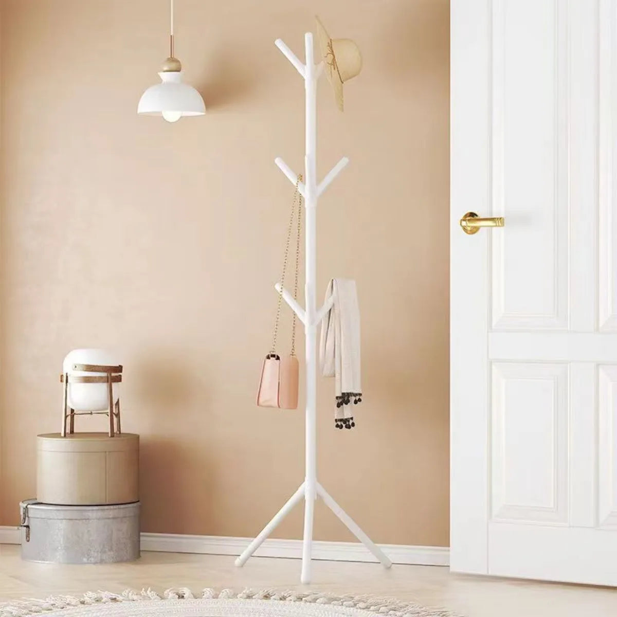Porte-Manteau Sur Pied Design Arbre - Votre Gardien Magique de l'Ordre