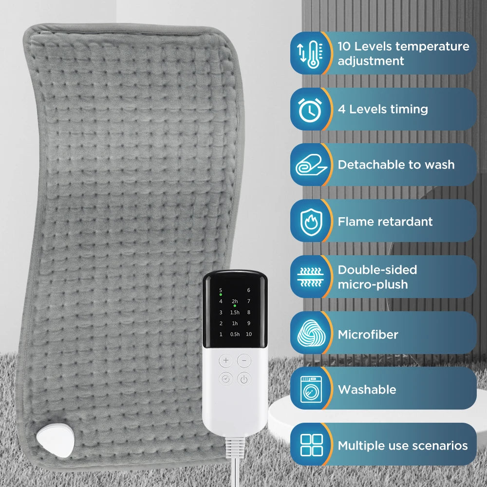 Couverture Chauffante Électrique - Tapis Chauffant Lit