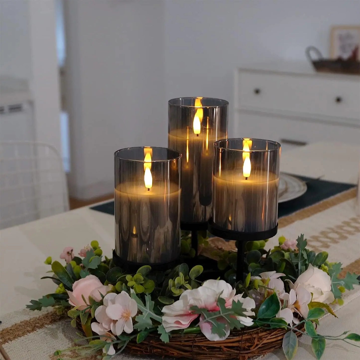Bougies LED Télécommandées - Set Déco Mariage & Noël