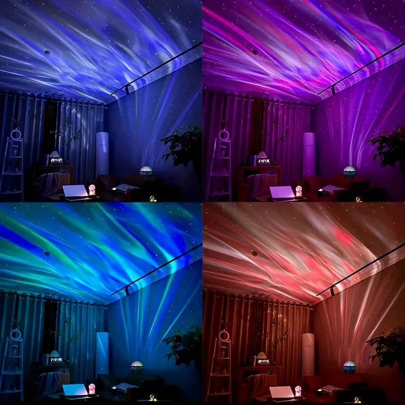 Projecteur Ciel Étoilé Aurores Boréales - Veilleuse LED USB"