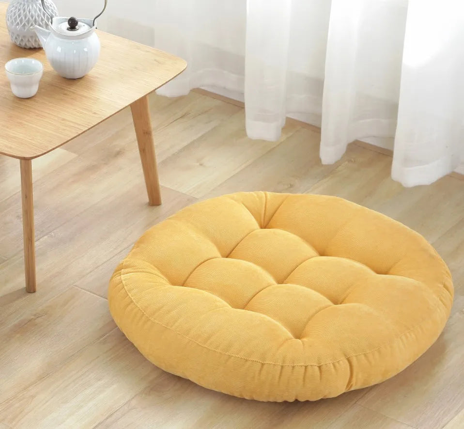 Coussin Sol Rond Tatami - Siège Confortable XXL