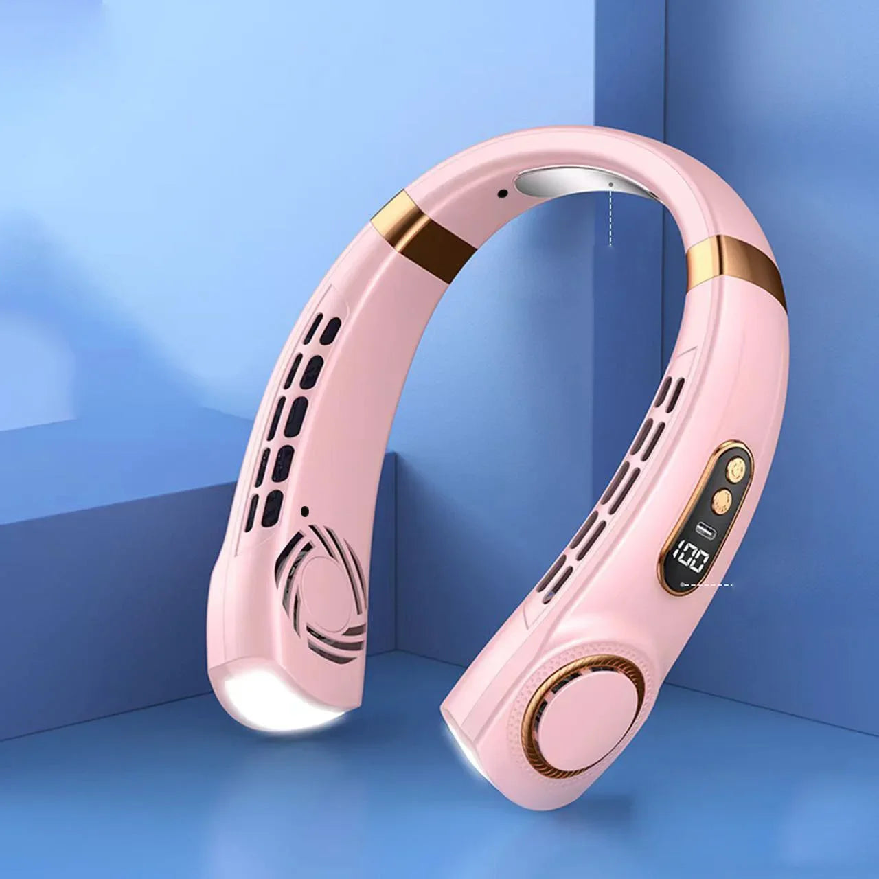 Ventilateur Cou Portable LED - Batterie 4000mAh USB