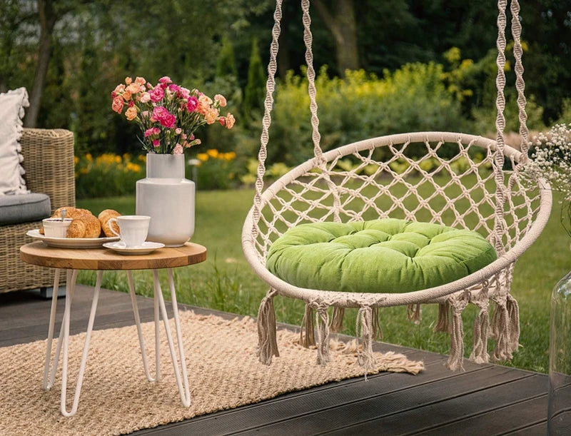 Coussin Sol Rond Tatami - Siège Confortable XXL