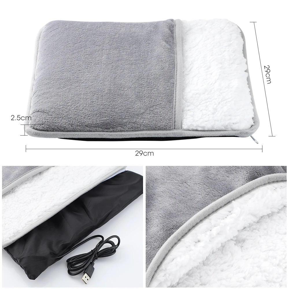 Coussin Chauffant Électrique Pieds - Chauffe-Pieds Lavable