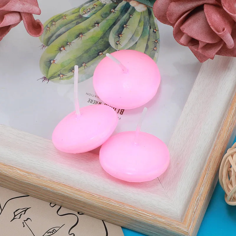 Bougies Flottantes Non Parfumées - Set Romantique 6/10/16 Pièces