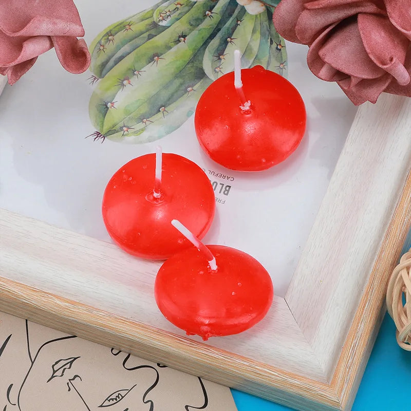 Bougies Flottantes Non Parfumées - Set Romantique 6/10/16 Pièces