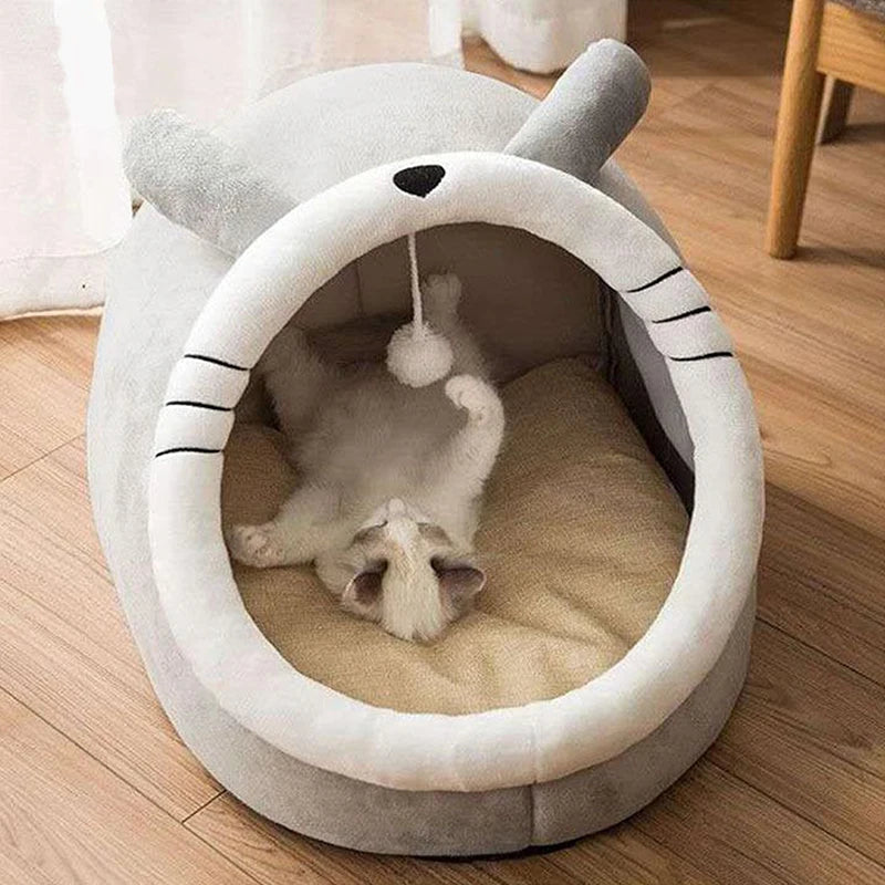 Tente Chat Auto Chauffante - Grotte Pliable Lavable