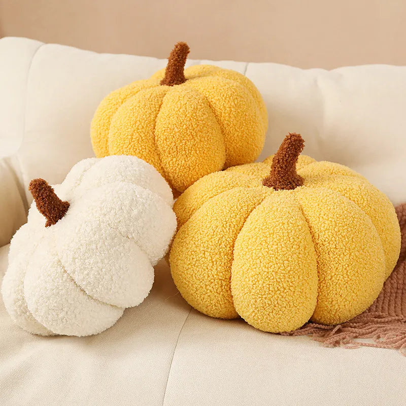 Peluche Citrouille Halloween Kawaii - Oreiller Décoratif