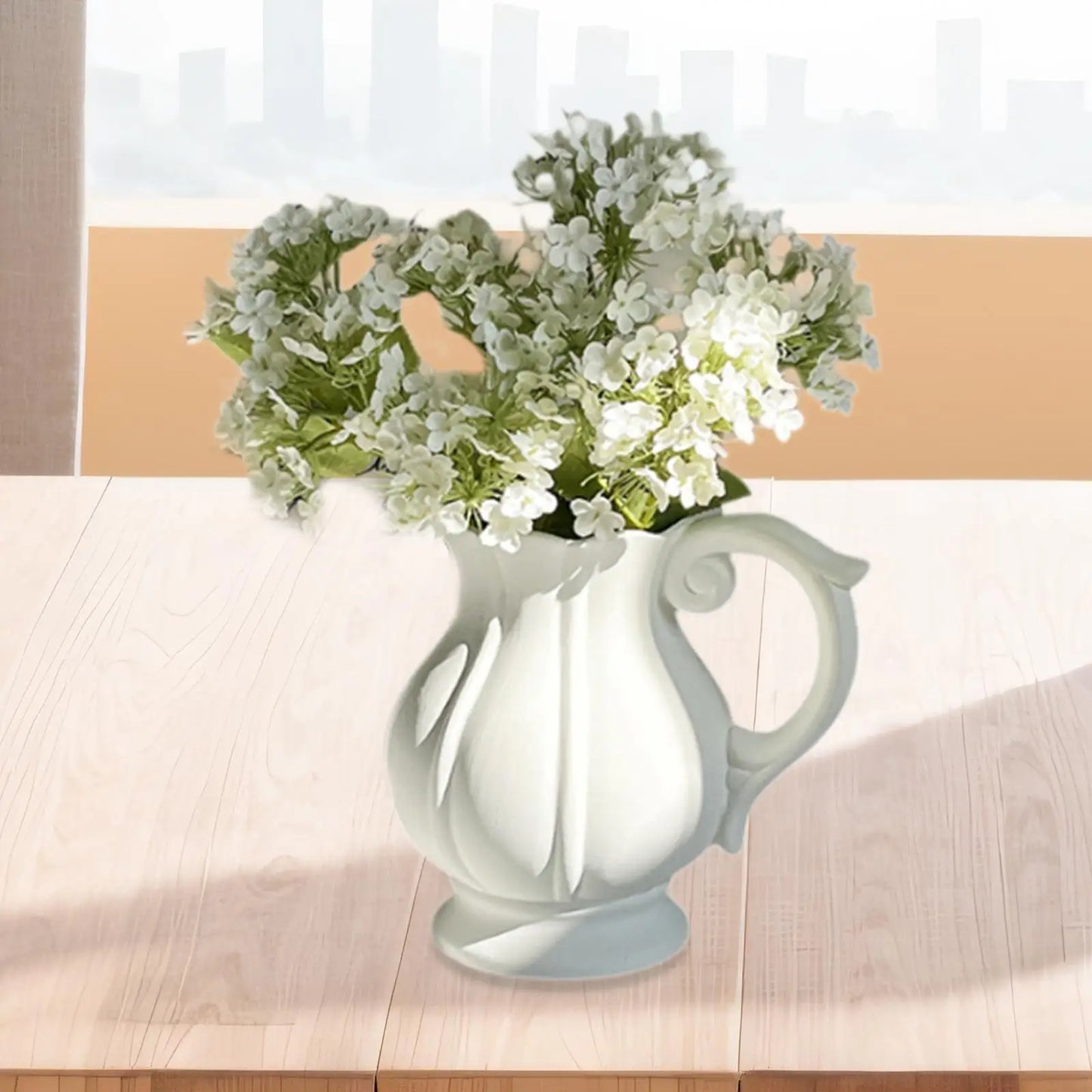 Vase Porcelaine Moderne - Décoration Salon Élégante