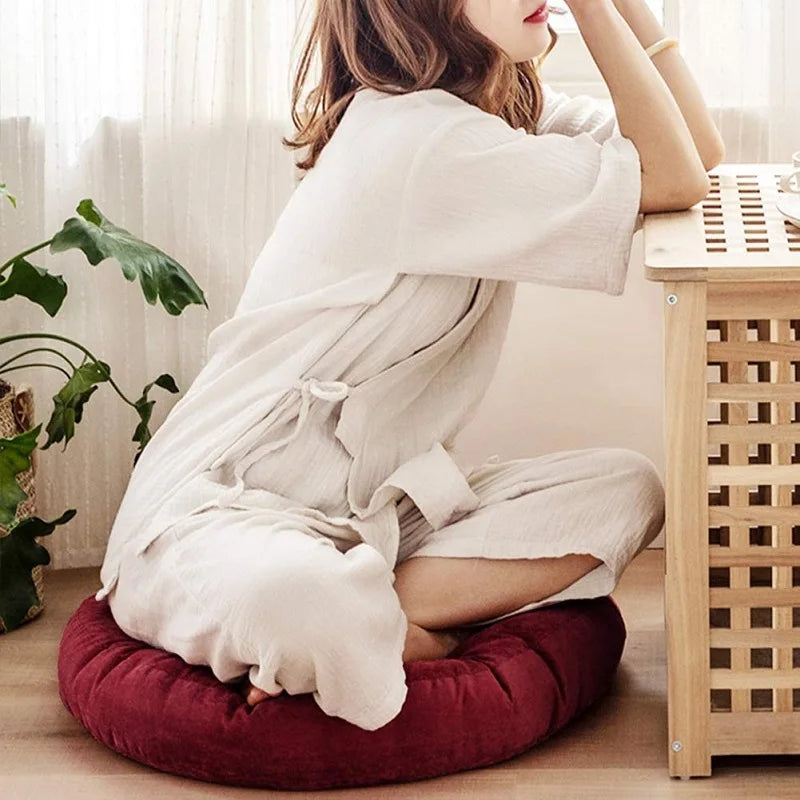 Coussin Sol Rond Tatami - Siège Confortable XXL