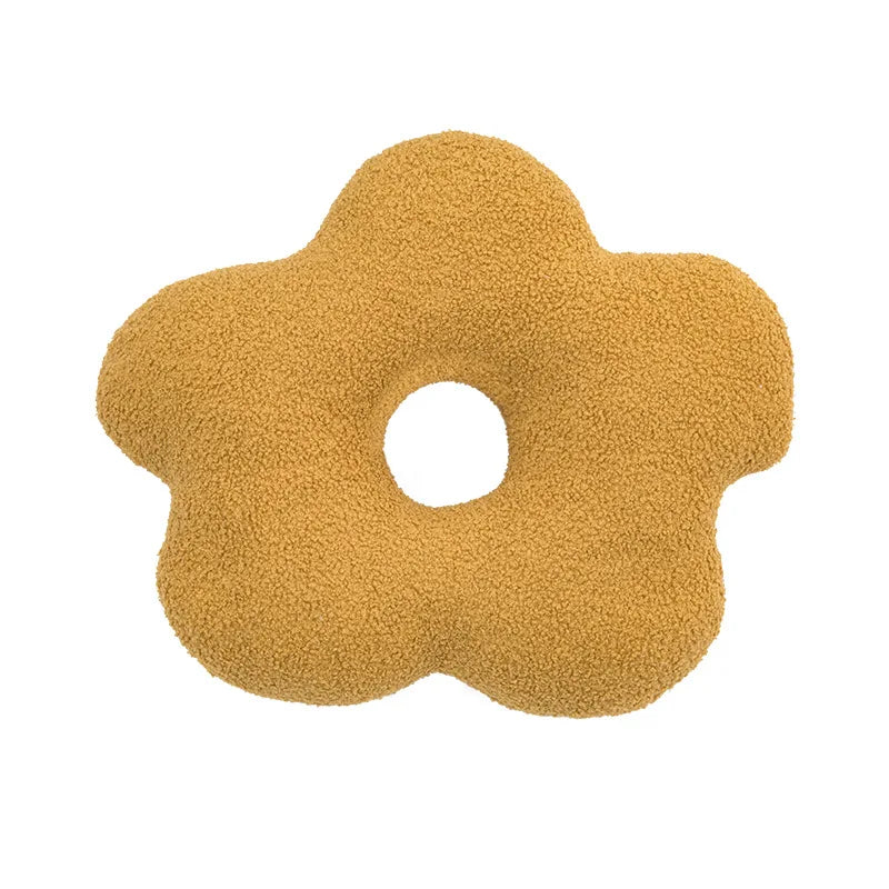 Coussin Rond Boule Inyahome 33cm - Nuage de Douceur Teddy Fleece