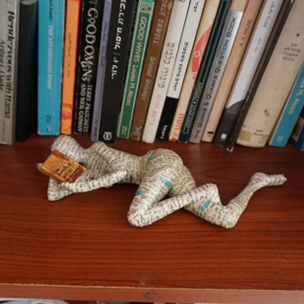 Figurine Décorative Abstraite en Résine - Statue Design Moderne