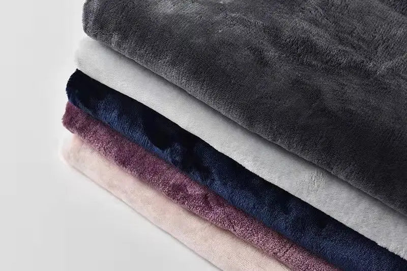 Couverture Sherpa Double Couche - Plaid Étudiant Doux