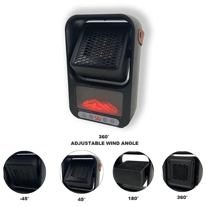 Mini Chauffage Soufflant 800W - Portable Écoénergétique