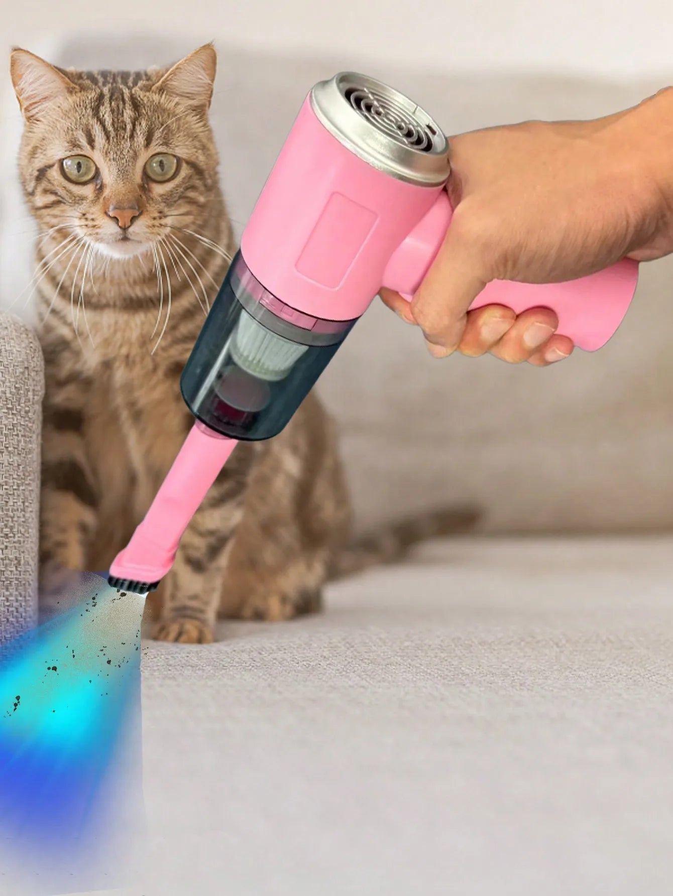 Aspirateur Soufflant 3-en-1 USB - Voiture & Ménage