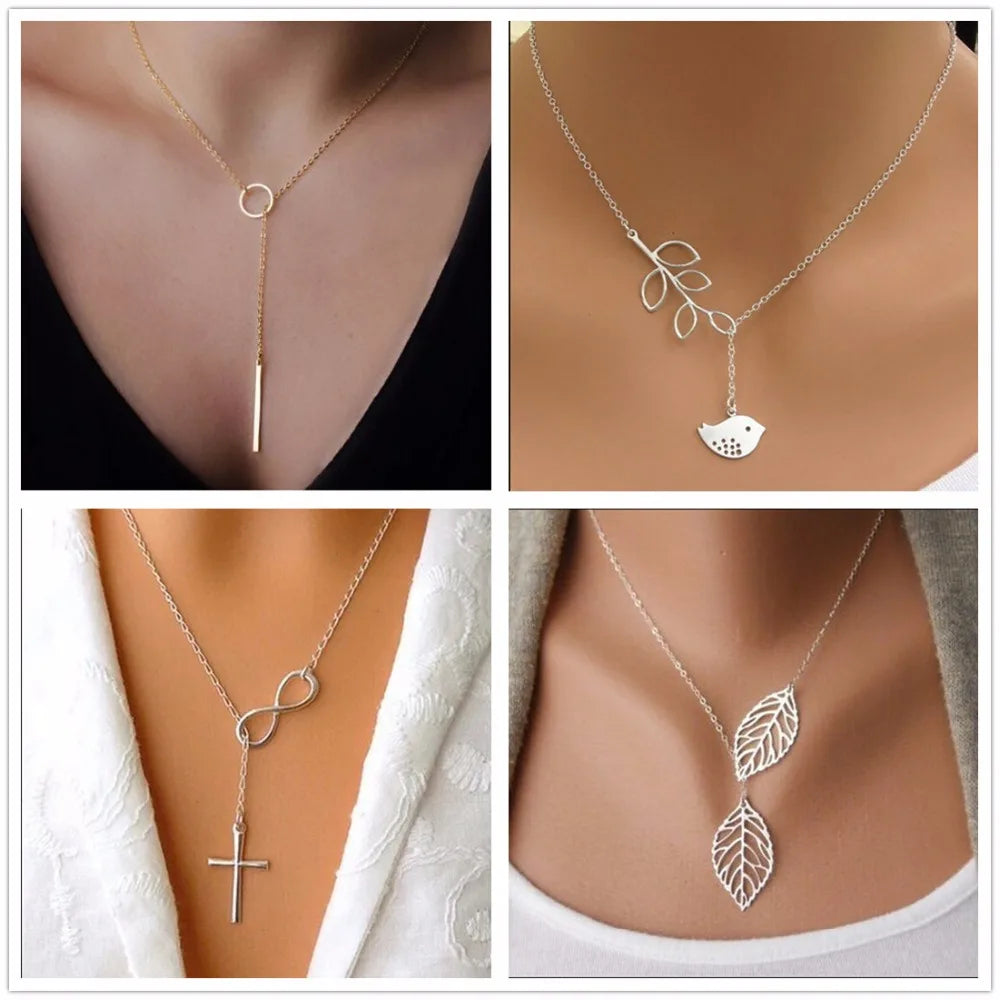 Collier Punk Minimaliste Infini Croix - Votre Bijou Magique Rebelle