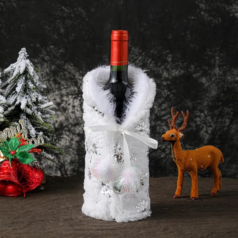 Sac Couverture Bouteille Vin Noël - Votre Père Noël Magique Cadeau