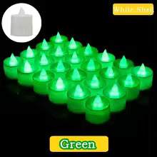 Bougies LED Colorées à Pile – Ambiance Magique Sans Flamme