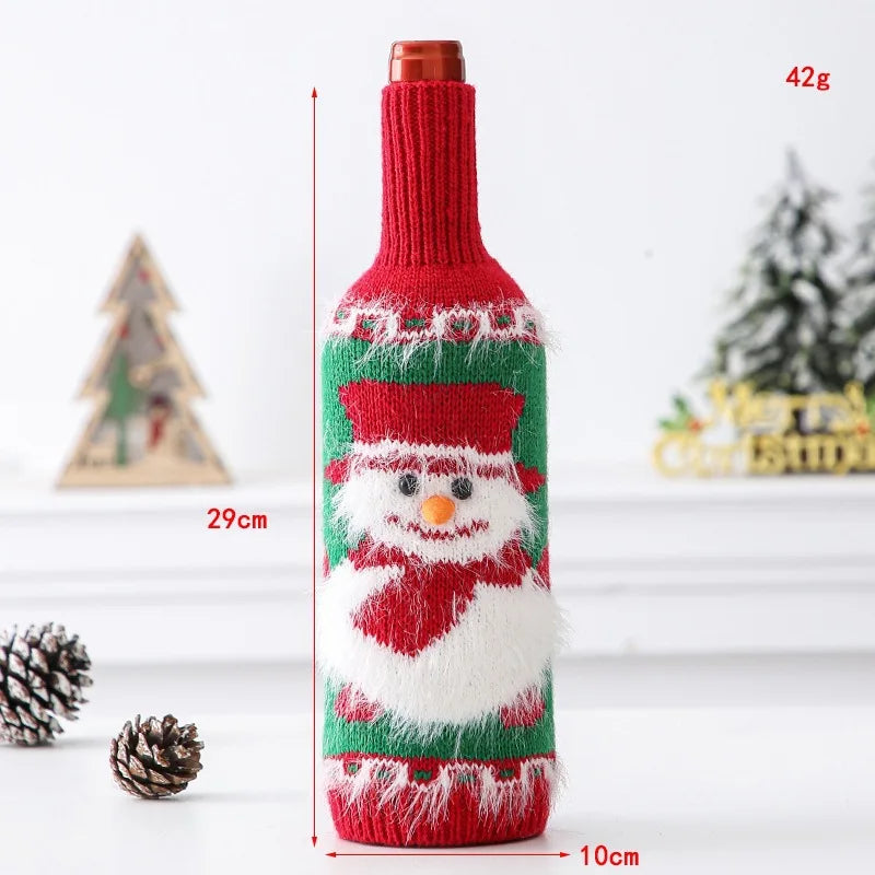 Couverture Bouteille Vin Noël 2025 - Votre Habillage Magique Festif