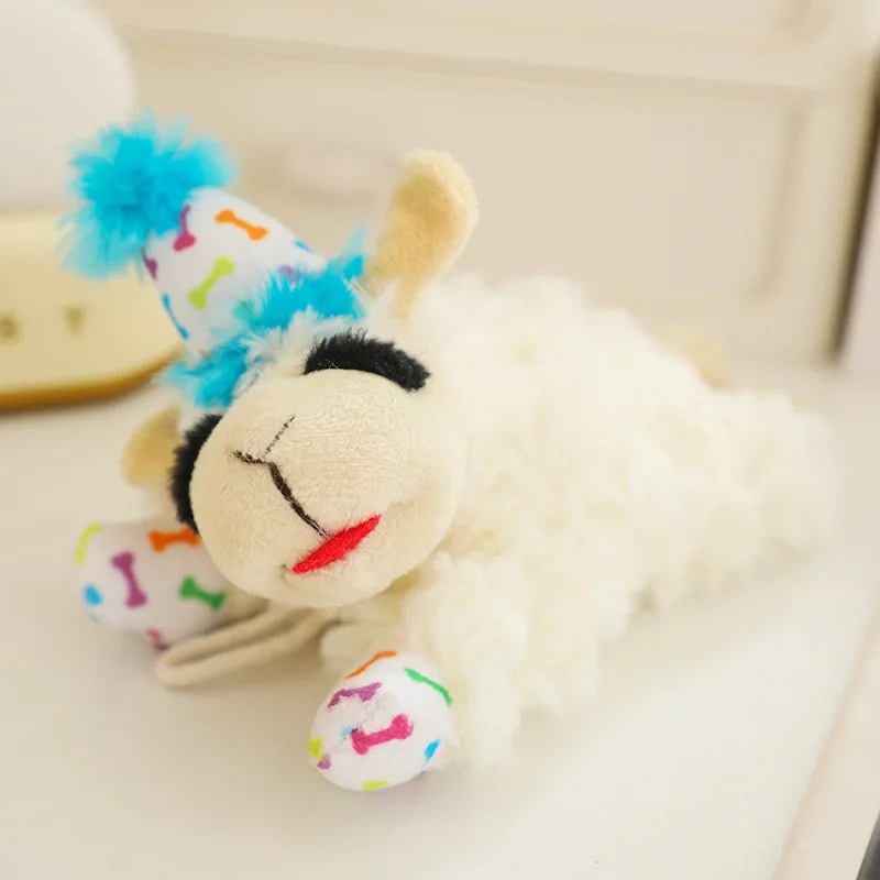 Alpaga Jouet pour Chien - Peluche Interactive Grinçante