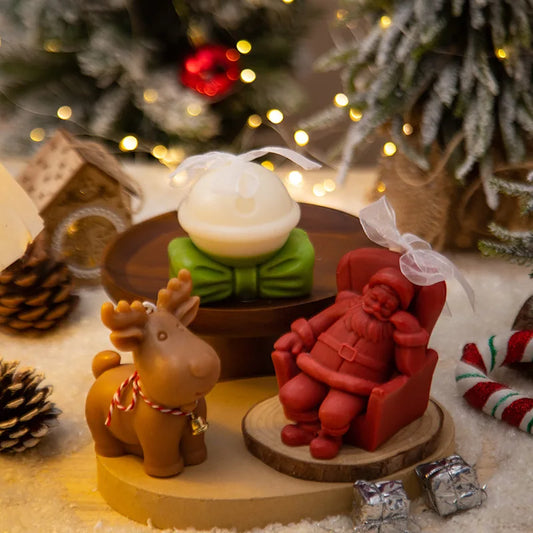 Bougies Parfumées Sapin de Noël - Votre Forêt Enchantée à Domicile