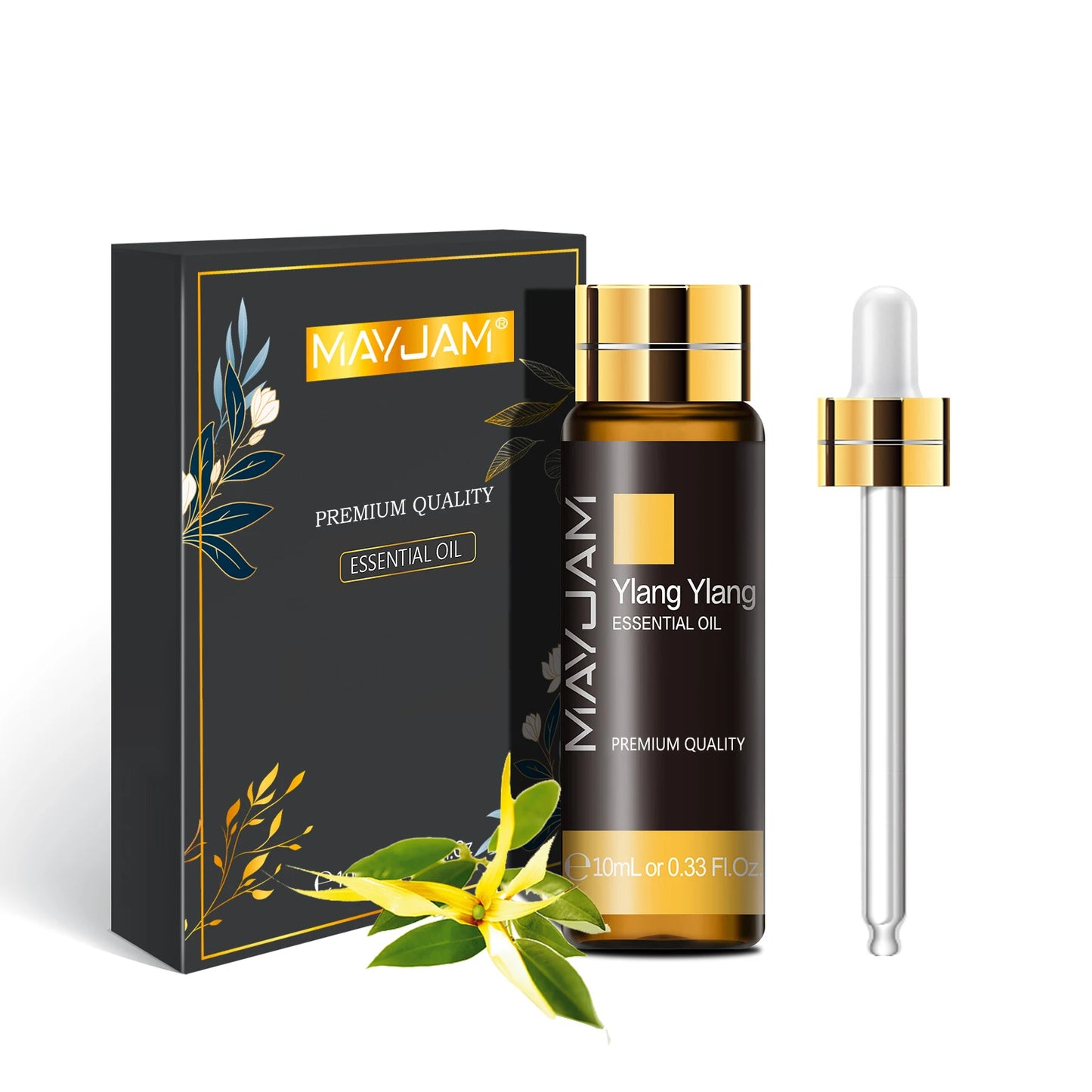Huiles Essentielles Pures 10ml - Menthe Tea Tree Rose