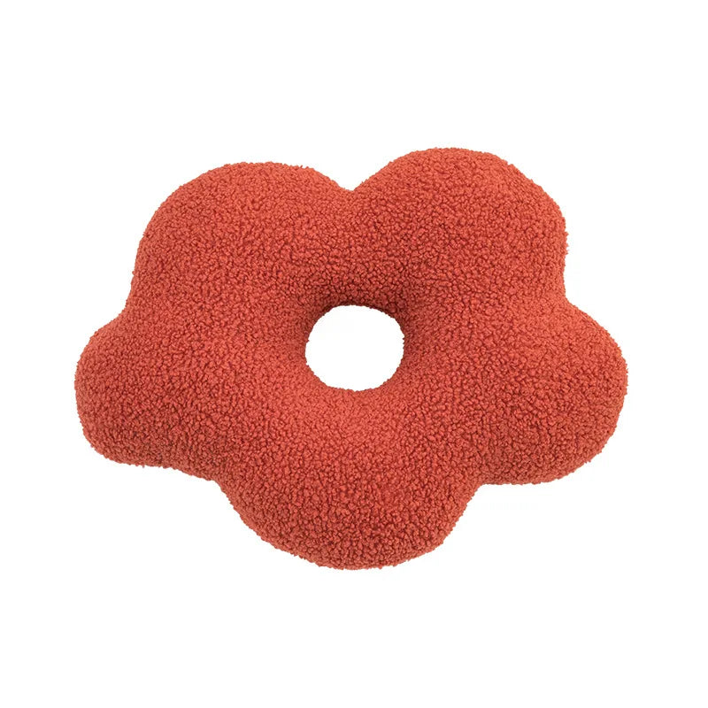 Coussin Rond Boule Inyahome 33cm - Nuage de Douceur Teddy Fleece
