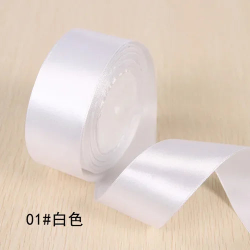 Ruban Satin Soie Sécurisé - 25 Yards Décoration Noël Mariage