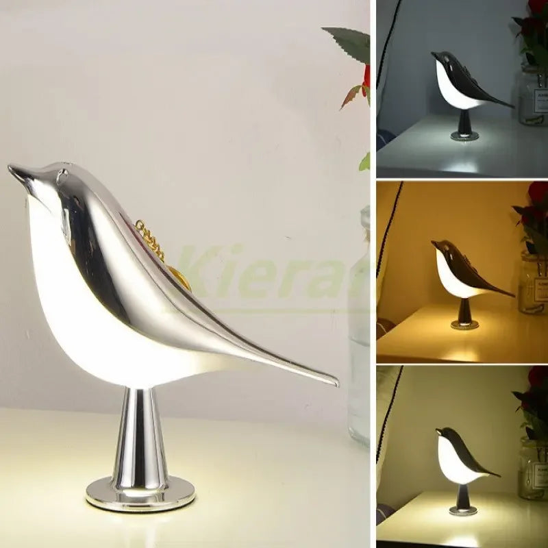 Lampe LED nordique moderne – lampe de bureau, chevet et décoration tactile avec fonction aromathérapie