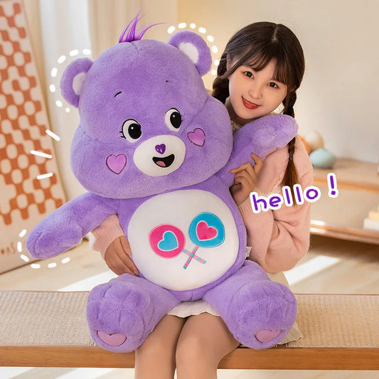Ours Arc-en-Ciel Peluche 33cm - Compagnon Câlin Enfant