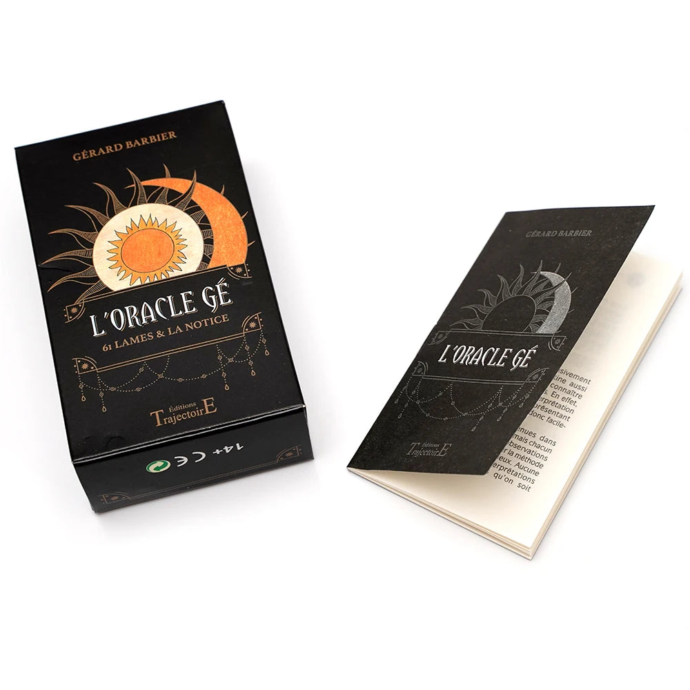 Oracle Gé – Jeu divinatoire français avec 61 cartes et notice explicative