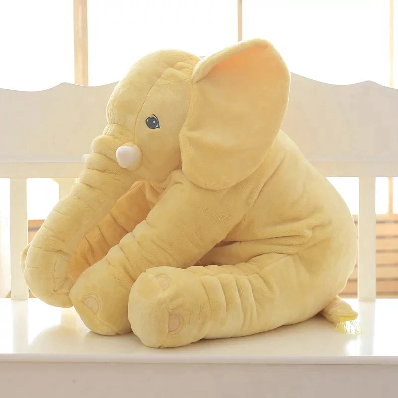 Éléphant Géant Peluche 60cm - Oreiller Câlin XXL Enfant