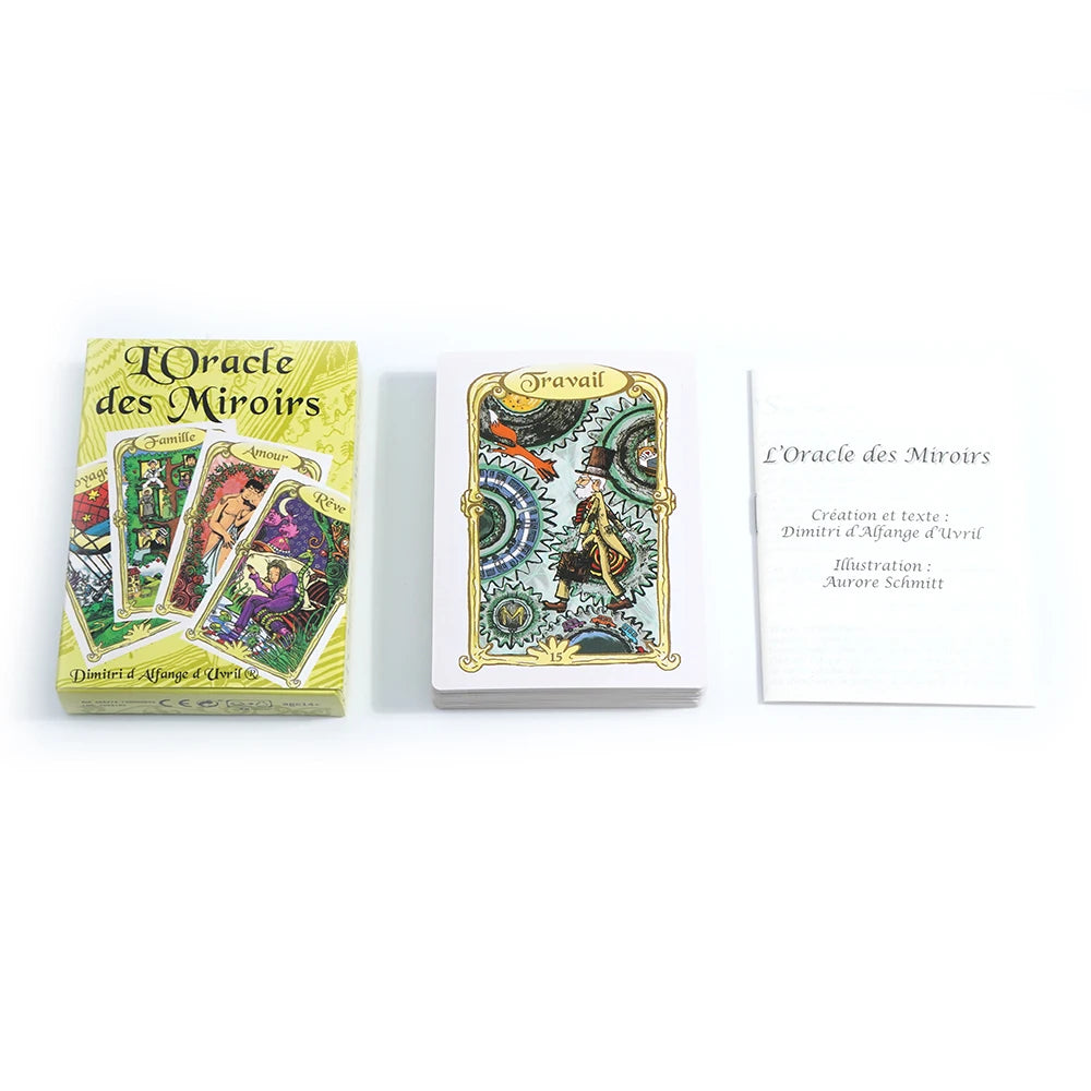 Oracle des Miroirs – Cartes de tarot françaises pour la divination et la guidance spirituelle