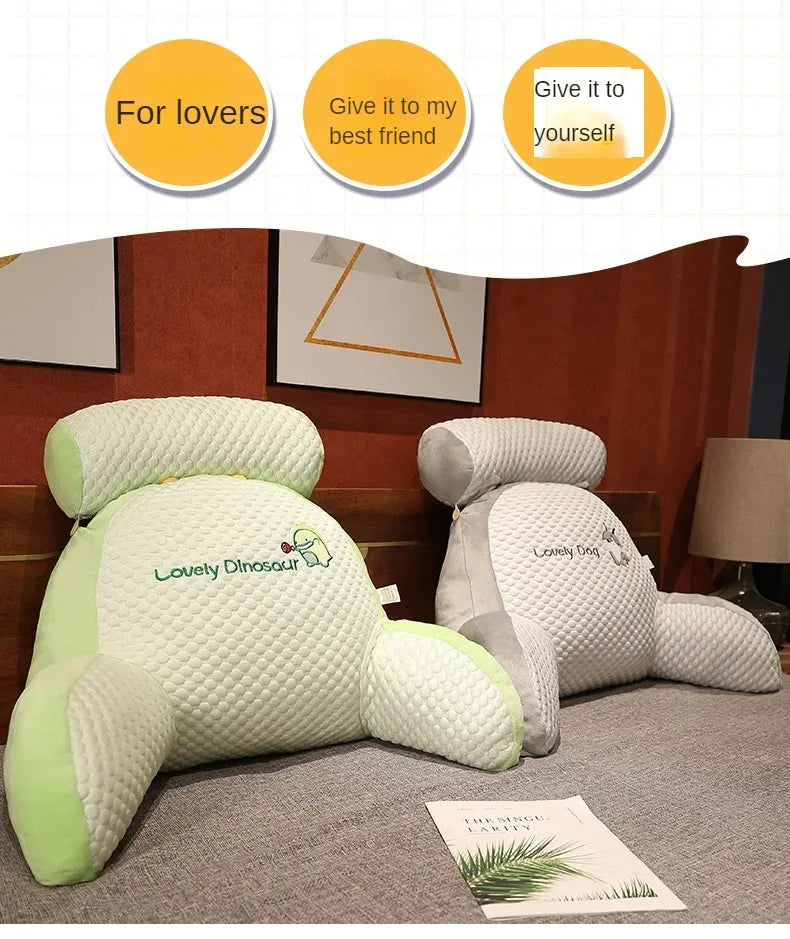 Coussin de Chevet à Pois Glacés - Grand Dossier Confort & Style