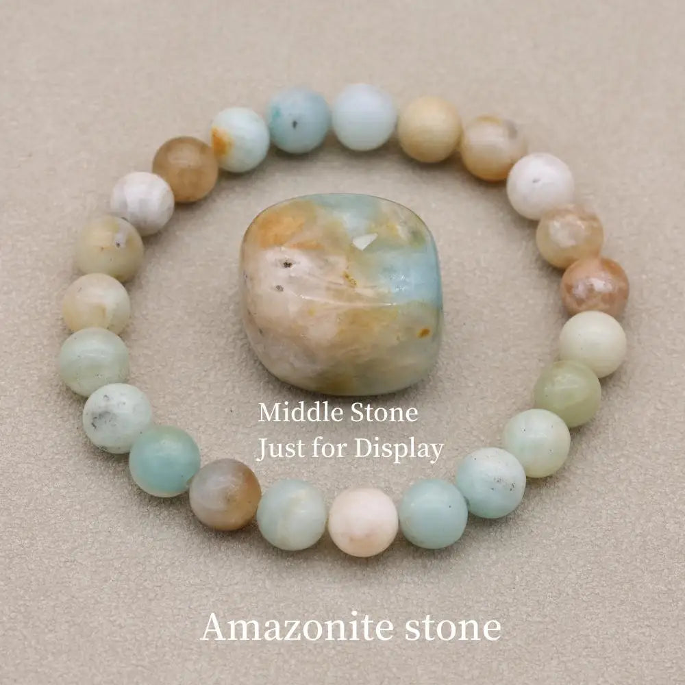 Bracelet Apatite Pierre Naturelle 8mm - Lithothérapie Unisexe