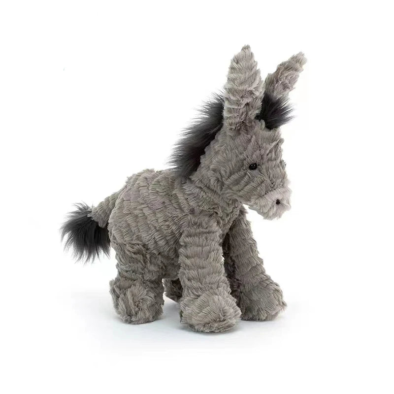 Âne Peluche 23cm - Compagnon Câlin Enfant