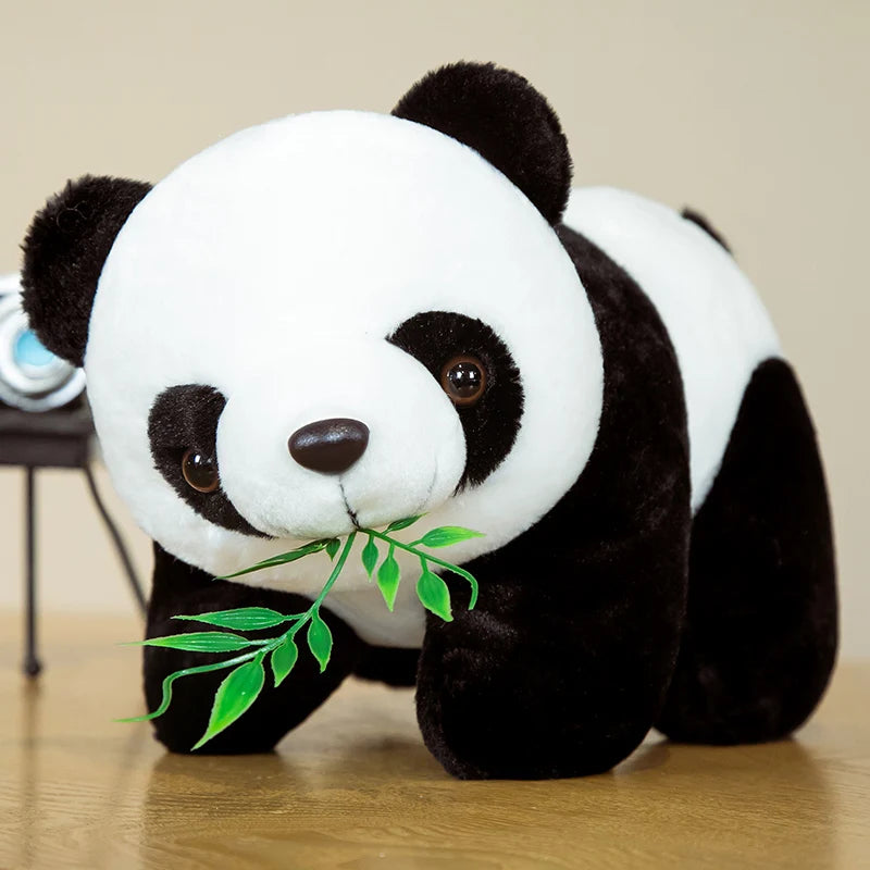 Panda Bambou Peluche 20cm - Matériaux Écologiques