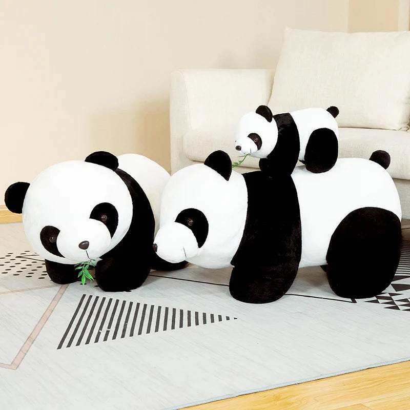 Panda Bambou Peluche 20cm - Matériaux Écologiques