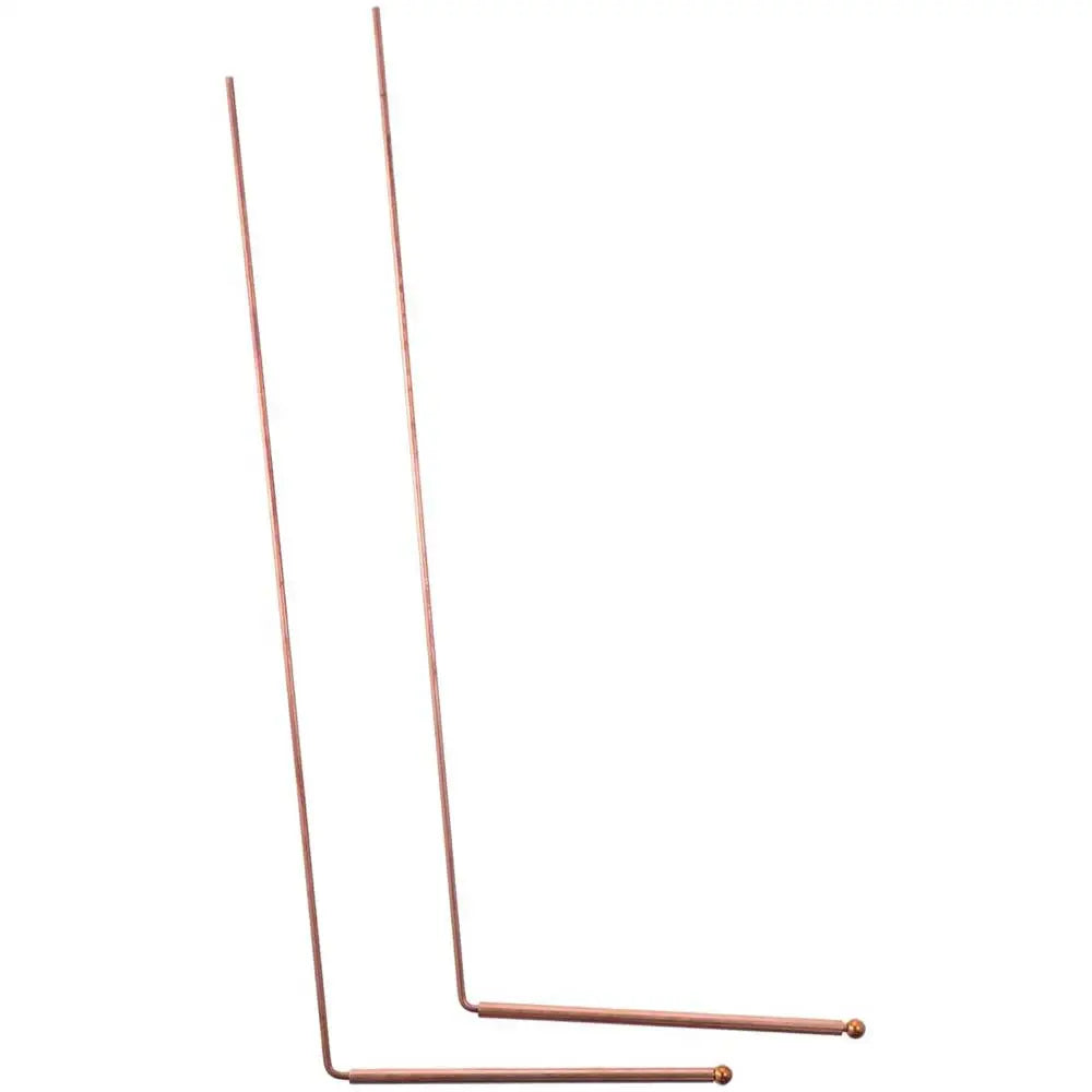 Tiges de radiesthésie en cuivre pur 99.9%– Équipement de chasse fantôme 2 pièces