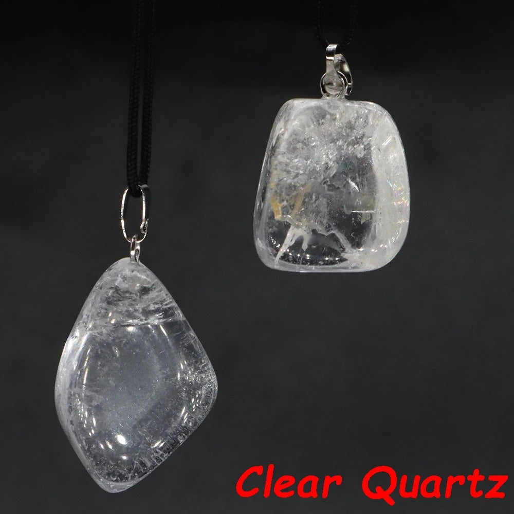 Pendentif Pierre Naturelle Reiki 30mm - Quartz Rose Aventurine