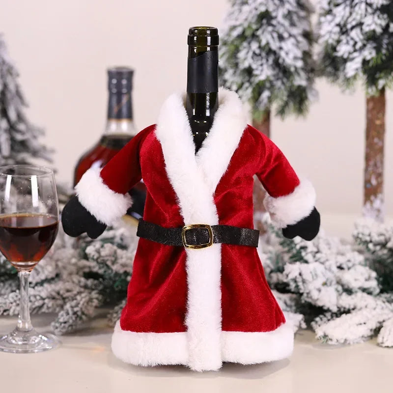 Couverture Bouteille Vin Noël 2025 - Votre Habillage Magique Festif